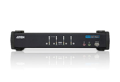 Aten Desktop KVMP Switch 4 Port Single Display DVI w/ audio, 4x Custom KVM Cables Included, 2x US... - Image 3