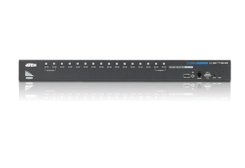Aten Desktop KVM Switch 16 Port Single Display HDMI w/ audio, 2x Custom KVM Cables Included Only... - Image 3