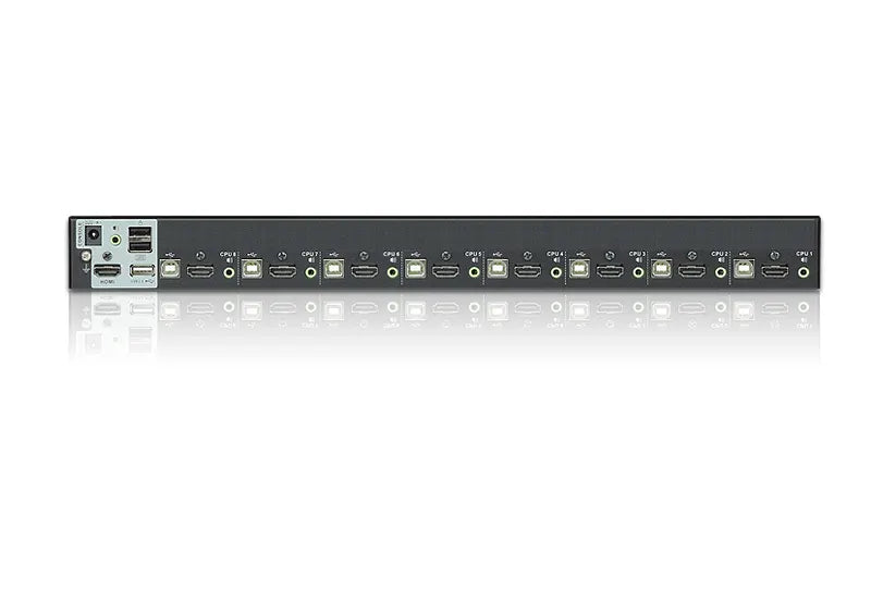 Aten Desktop KVM Switch 8 Port Single Display HDMI w/ Audio, 2x Custom KVM Cables Included, Casca... - Image 2