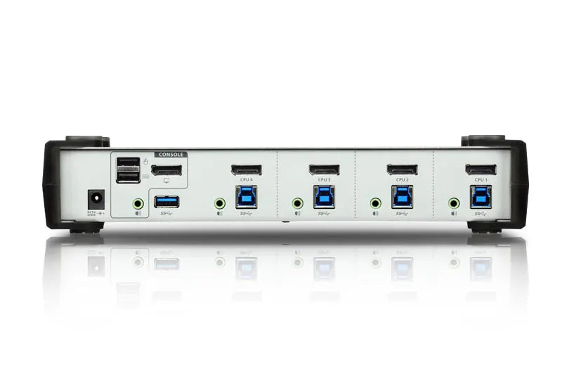 Aten Desktop KVMP Switch 4 Port Single Display DisplayPort w/ audio, Cables Included, 2x USB Port... - Image 2