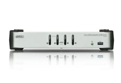 Aten Desktop KVMP Switch 4 Port Single Display DisplayPort w/ audio, Cables Included, 2x USB Port... - Image 3