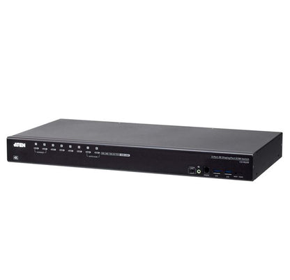 Aten CS19208 8-Port USB 3.0 4K Display Port KVM Switch, Superior video quality, Cascadable to two...