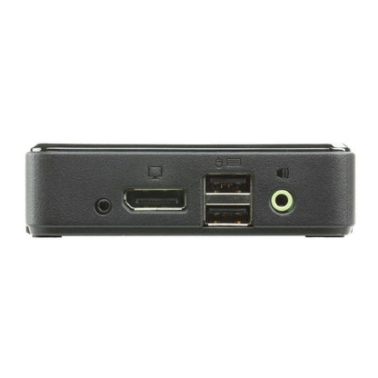 Aten Slim KVM Switch 2 Port Single Display DisplayPort w/ audio, Cables Included, Remote Port Sel... - Image 2