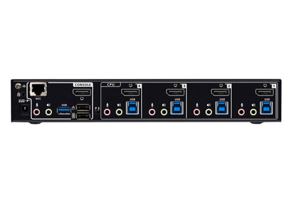 Aten Desktop 4-Port USB 3.0 8K DisplayPort KVMP™ Switch (Cables included) - KVM Switch  Video - Image 2