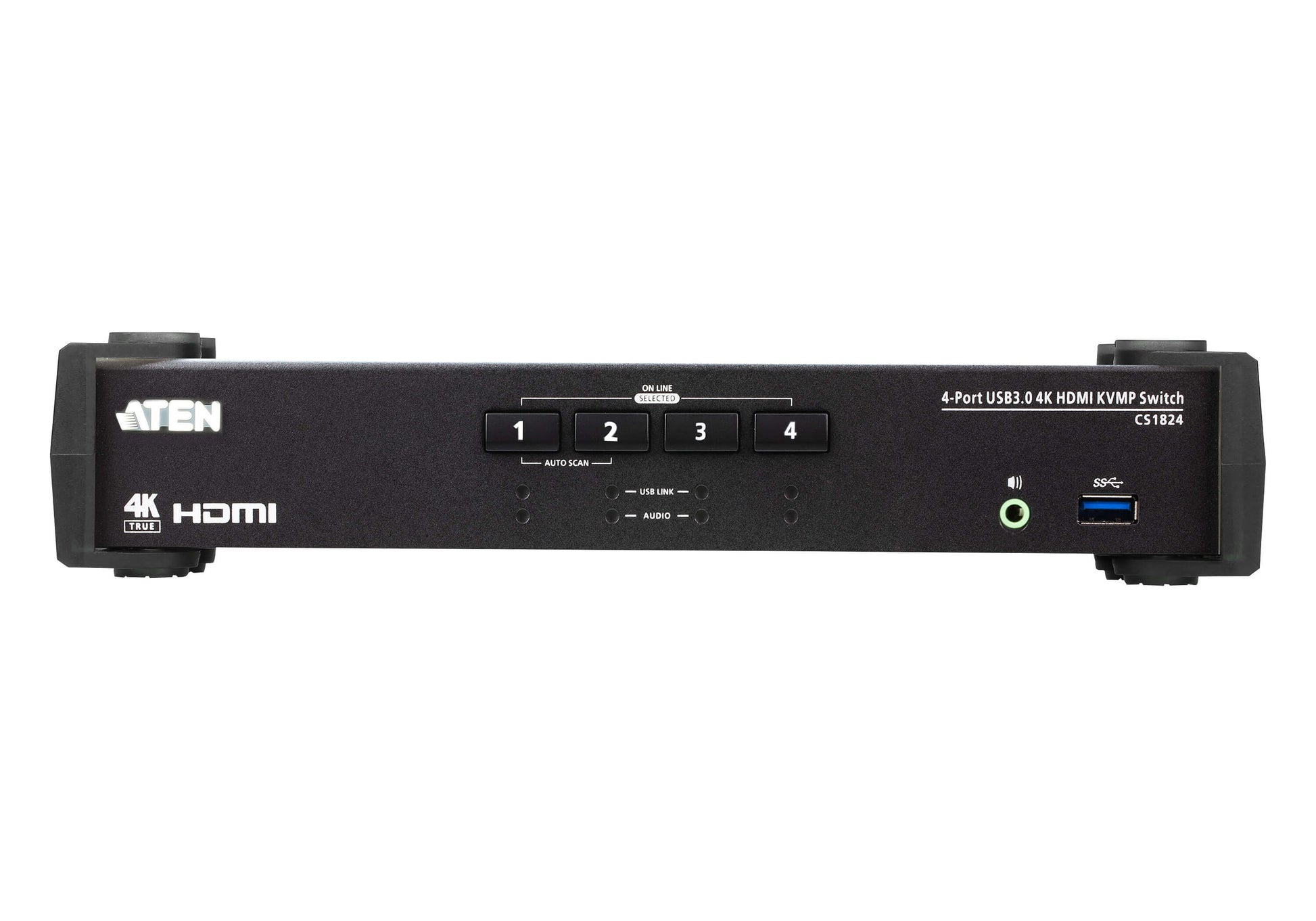 Aten Desktop KVMP Switch 4 Port Single Display 4k HDMI w/ audio mixer mode, Cables Included, Sele... - Image 3