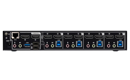 Aten Desktop 4-Port USB 3.0 8K DisplayPort Dual-Display KVMP™ Switch, Up to 7680 × 4320 @ 60 Hz,... - Image 2