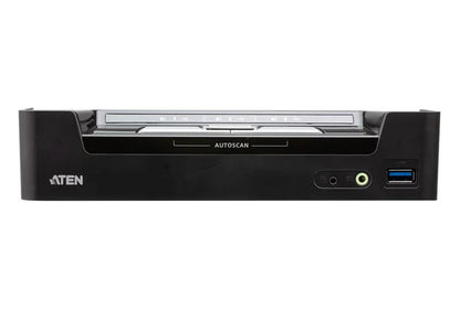 Aten 3-Port USB-C DisplayPort Hybrid KVMP Switch with 45W Power Delivery 3.0 - KVM Switch  Video - Image 2