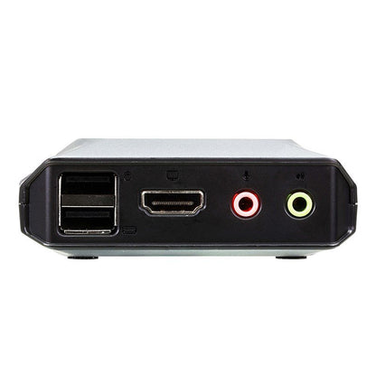 Aten 2 Port USB 4K @60Hz HDMI Cable KVM Switch with Remote Port Selector - KVM Switch  Video - Image 2