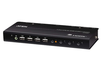 Aten 4-Port USB 4K HDMI KVMP™ Switch (Cables included) - KVM Switch  Video