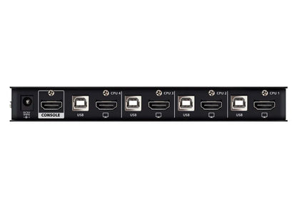 Aten 4-Port USB 4K HDMI KVMP™ Switch (Cables included) - KVM Switch  Video - Image 2