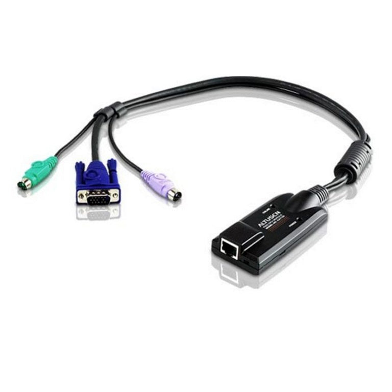 Aten KVM Cable Adapter with RJ45 to VGA  PS/2  for KH, KL, KM and KN series - KVM Switch  Video