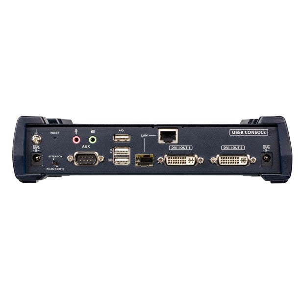 Aten DVI Dual Display KVM over IP Receiver With SFP Fibre Optic network Connection - KVM Switch... - Image 2