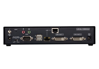 Aten DVI Dual Display KVM over IP Transmitter With SFP Fibre Optic network Connection - KVM Switc... - Image 2