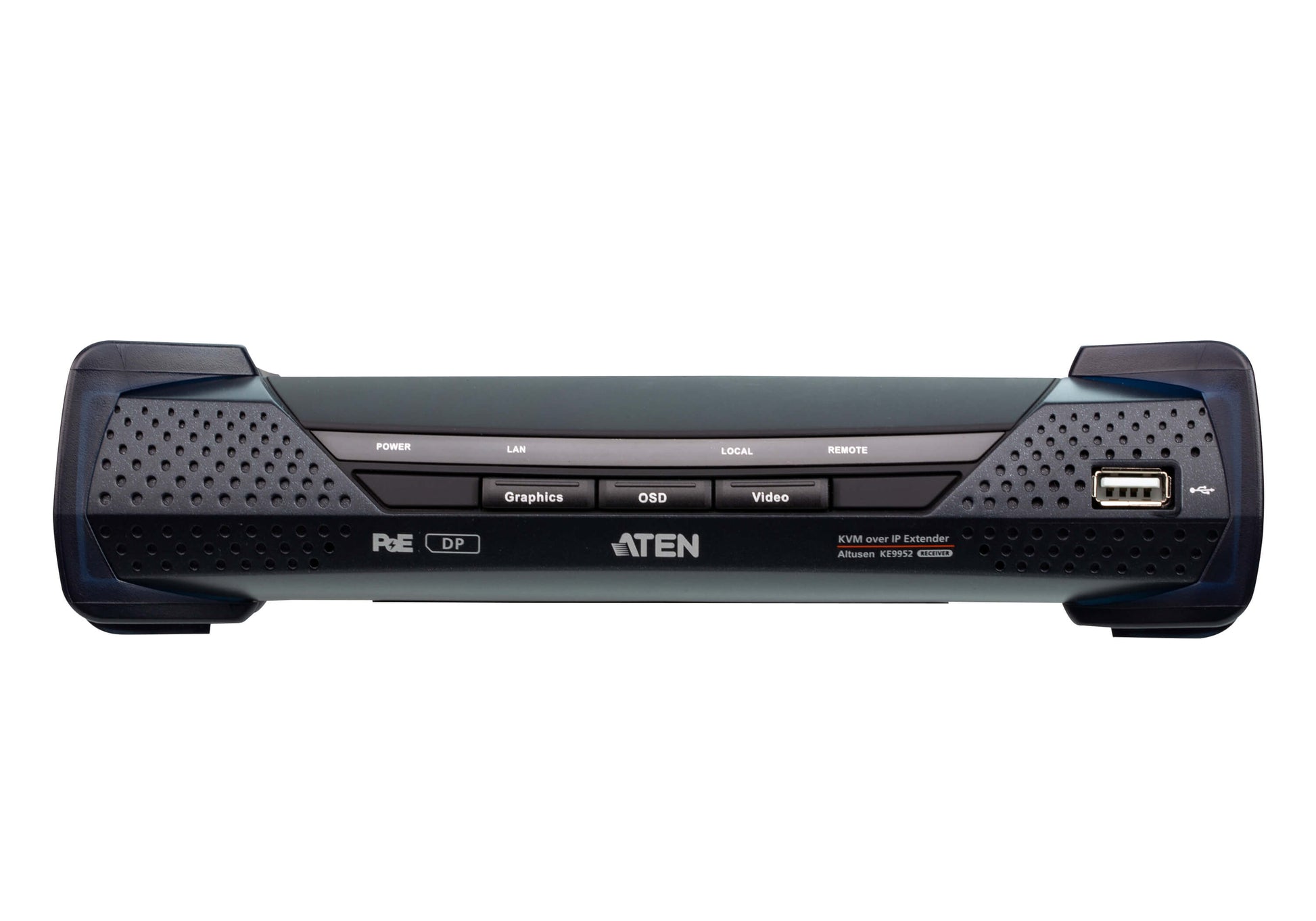 Aten 4K DP Single Display KVM over IP Receiver with Power over Ethernet, power adapter not includ... - Image 2