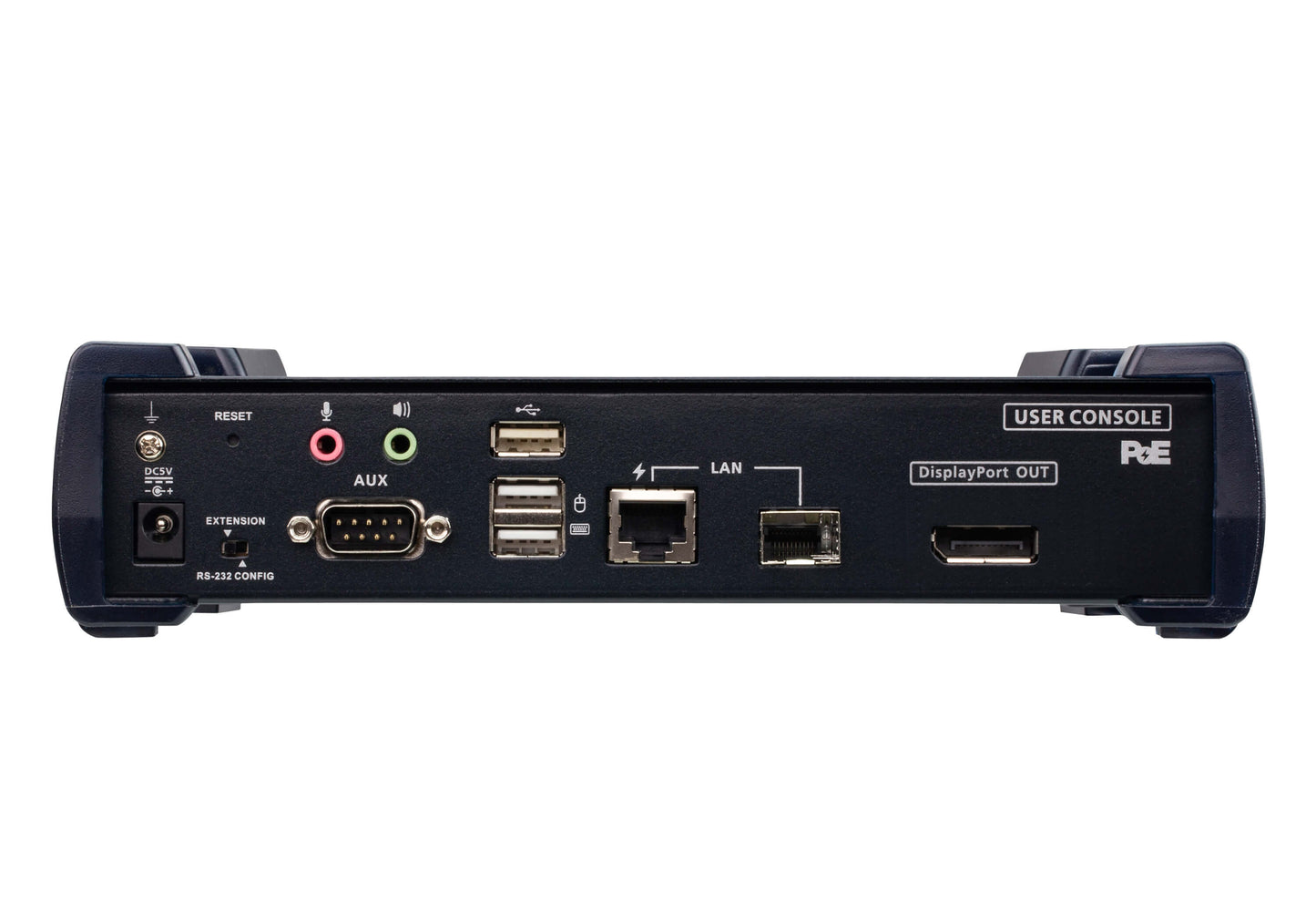 Aten 4K DP Single Display KVM over IP Receiver with Power over Ethernet, power adapter not includ... - Image 3