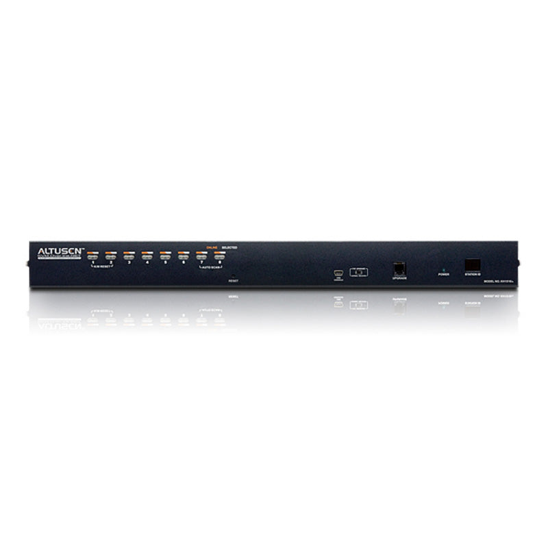 Aten 8 Port Cat 5 High-Density KVM Over the NET - KVM Switch  Video - Image 2