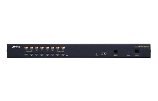 Aten 16-Port Cat 5 KVM over IP Switch with Daisy-Chain Port - KVM Switch  Video