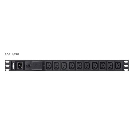 Aten 1U Basic PDU 10x Outlets with Surge Protection,18 x IEC C13, 10A Max, 100-240VAC, 50-60 Hz,...