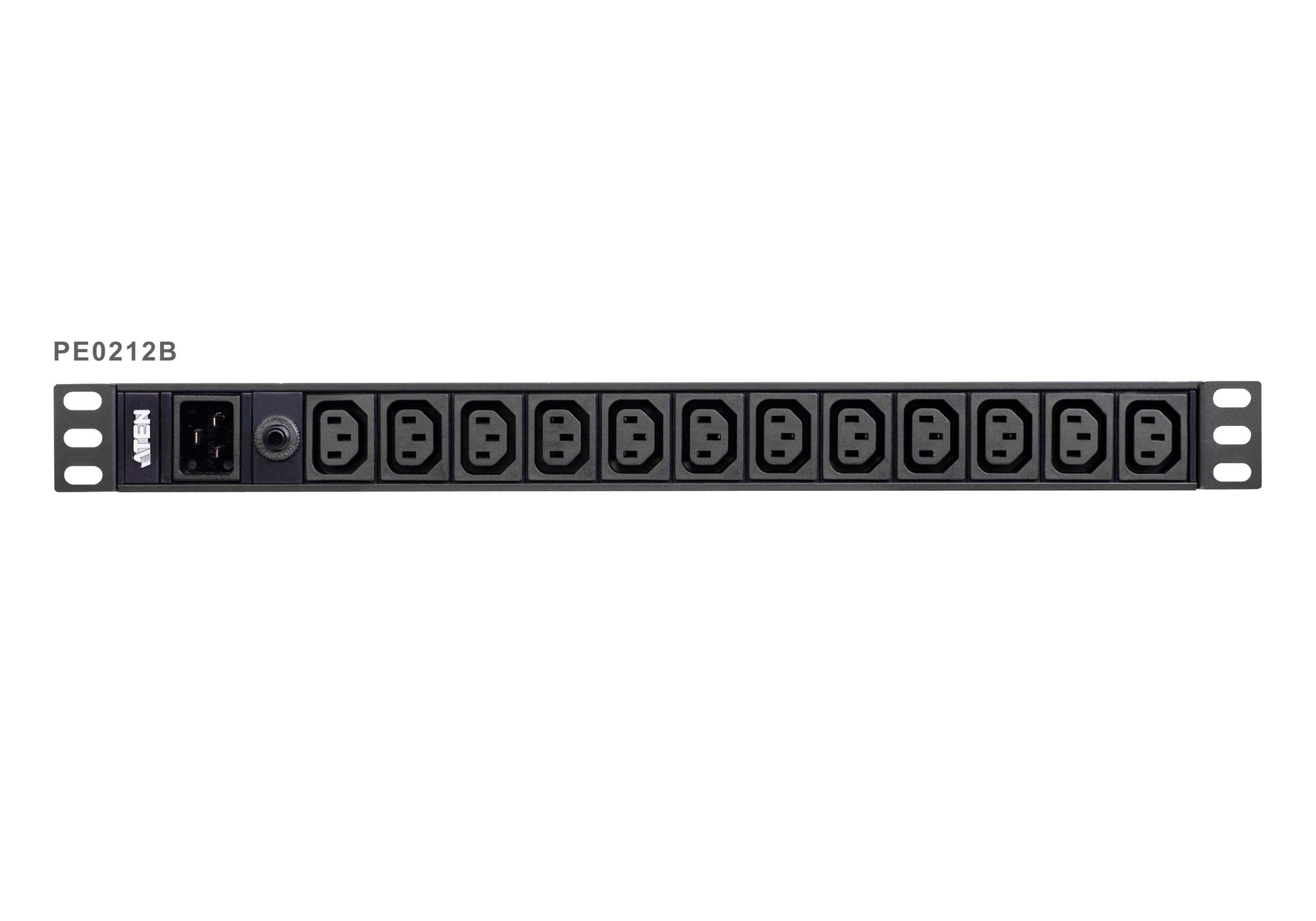 Aten 12-Port 15A Power Distriubiton Unit - Basic PDU, 1U Rackmount Design 12x C13, Overload prote...