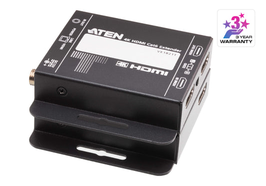 Aten 4K HDMI Cat6 Extender Kit with Power-Over-Cable Technology - KVM Switch  Video