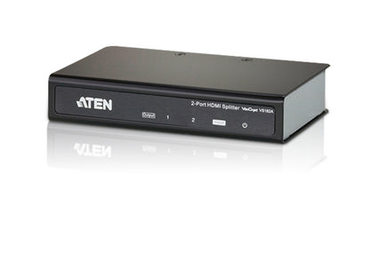 Aten Video Splitter 2 Port HDMI 4K Splitter 340MHz, Ultra HD 4kx2k  1080p Full HD, Supports Dolby...