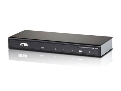 Aten Video Splitter 4 Port HDMI 4K Splitter, HDCP 1.4. Up to 4096 x 2160 / 3840 x 2160 @ 60Hz (4:...