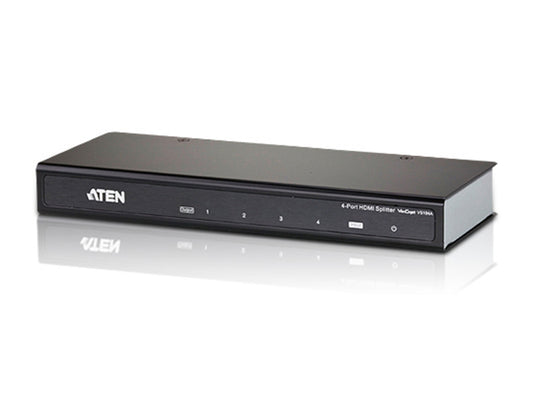 Aten Video Splitter 4 Port HDMI 4K Splitter, HDCP 1.4. Up to 4096 x 2160 / 3840 x 2160 @ 60Hz (4:...