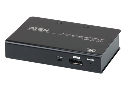 Aten Video Splitter 2 Port DisplayPort 4K Splitter, 4096x2160 / 3840x2160@60Hz, Supports Extend M...