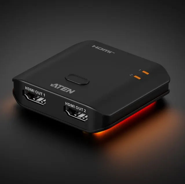 Aten Essential 2-Port 8K HDMI Splitter, EDID Sync™, One HDMI source shares two 8K @ 60Hz / 4K @ 1...
