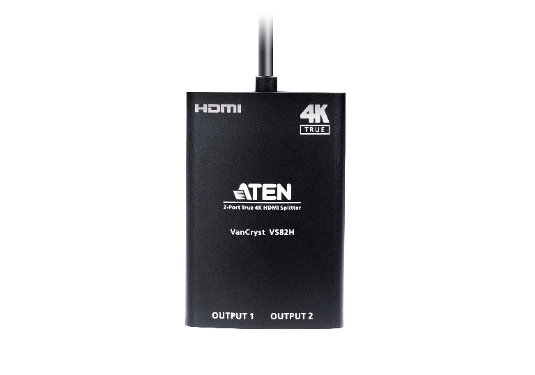 Aten Video Splitter 2 Port HDMI True 4K Compact Splitter, USB powered, auto-downscaling feature,... - Image 2