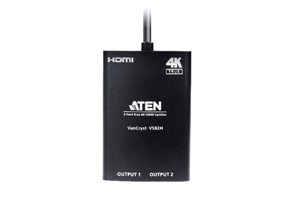 Aten Video Splitter 2 Port HDMI True 4K Compact Splitter, USB powered, auto-downscaling feature,... - Image 2