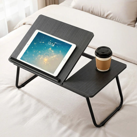 Artiss Laptop Desk Bed Table Foldable Portable Desktop Black