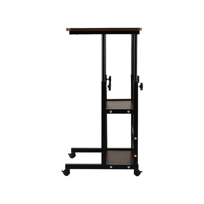 Artiss Laptop Desk Height Adjustable Mobile Workstation Computer Desks 60CM - Image 3