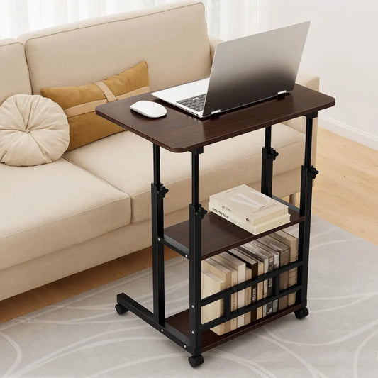 Artiss Laptop Desk Height Adjustable Mobile Workstation Computer Desks 60CM - Image 7