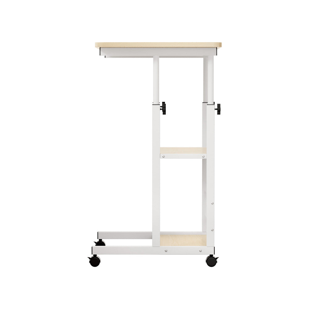 Artiss Laptop Desk Height Adjustable Mobile Workstation Computer Desks 60CM - Image 3