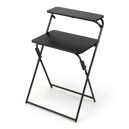 Artiss Laptop Desk Foldable Study Desk Home Office Black