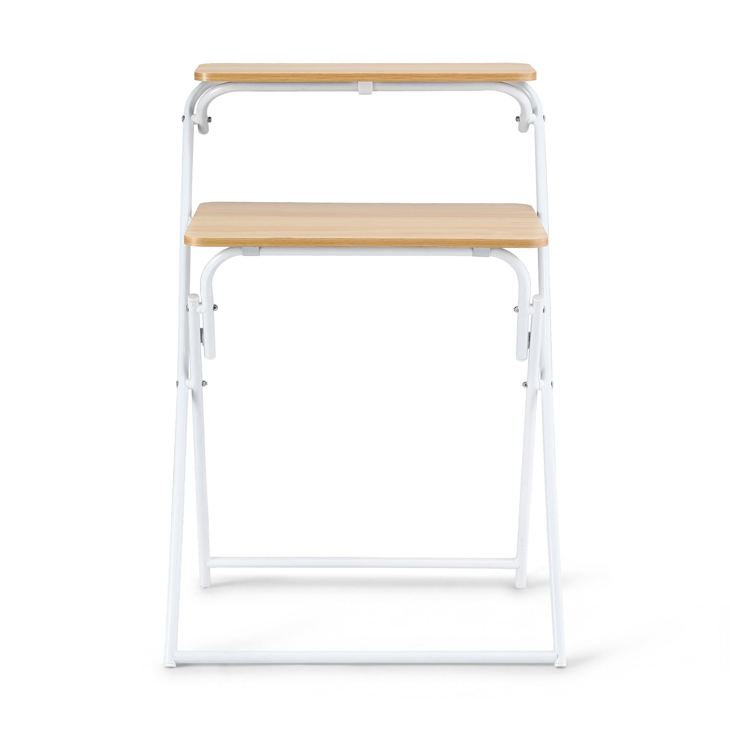 Artiss Laptop Desk Computer Foldable Study Desk Home Office Oak - Image 3