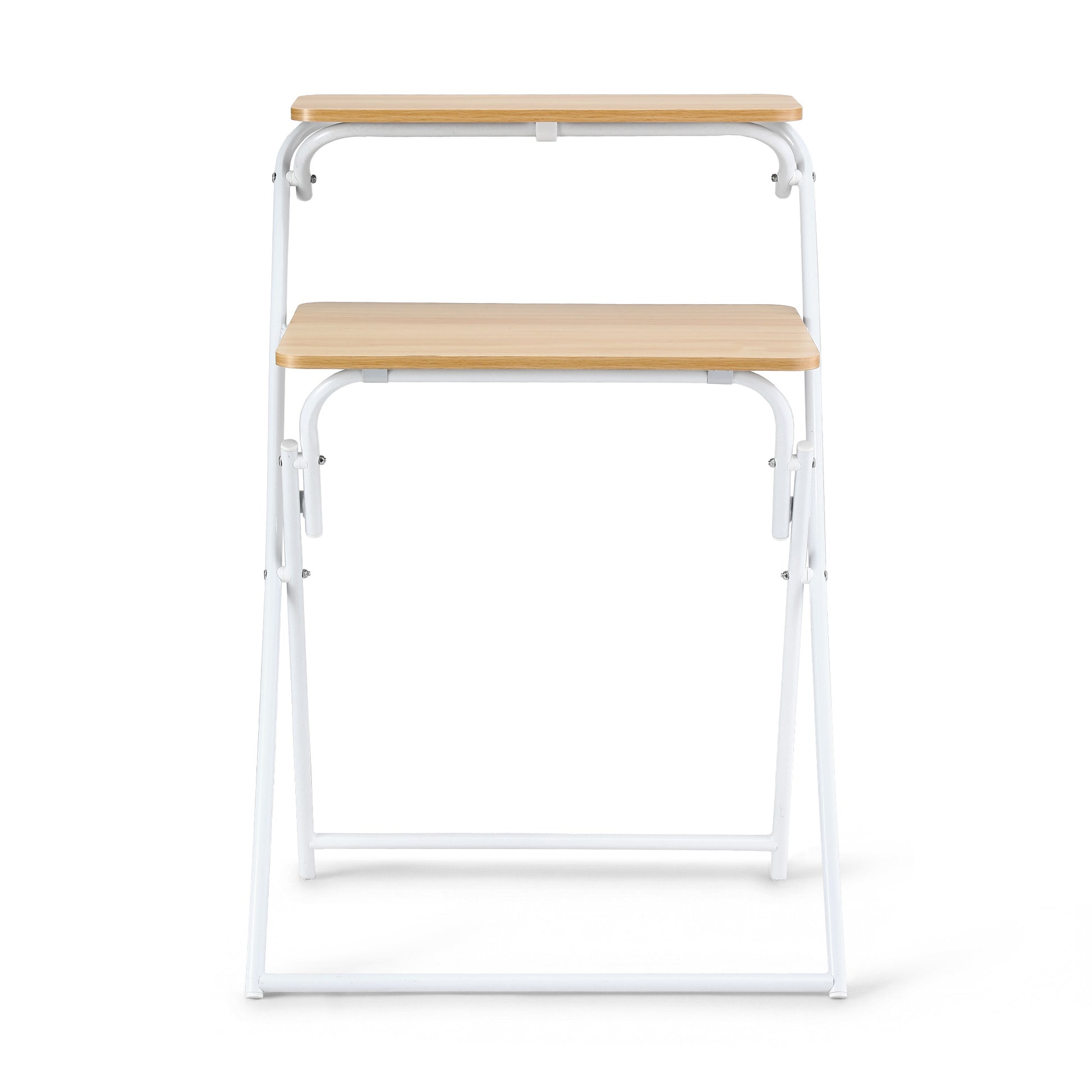 Artiss Laptop Desk Computer Foldable Study Desk Home Office Oak - Image 3