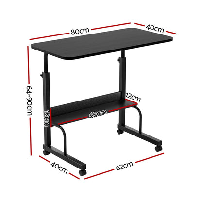 Artiss Laptop Desk Portable Sit Stand Desks Height Adjustable Workstation 80CM - Image 2