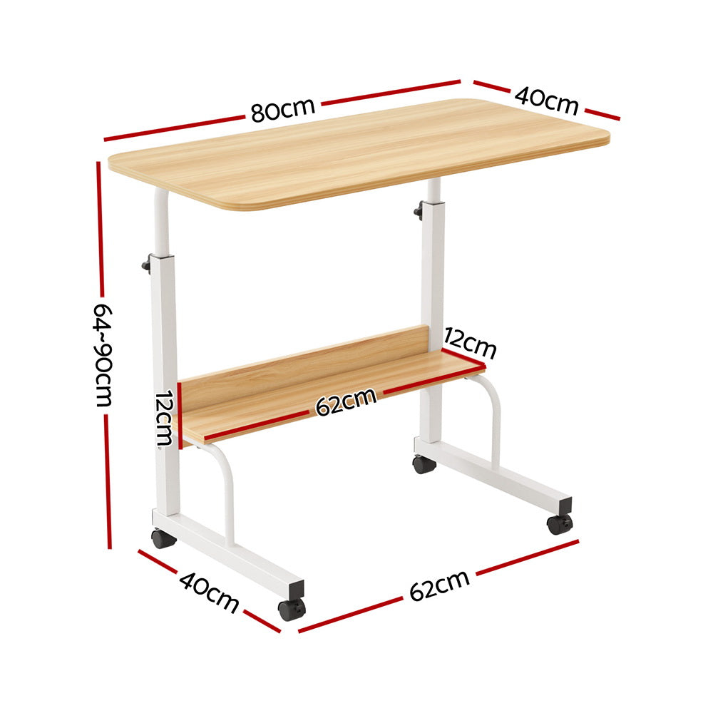 Artiss Laptop Desk Portable Sit Stand Desks Height Adjustable Workstation 80CM - Image 2