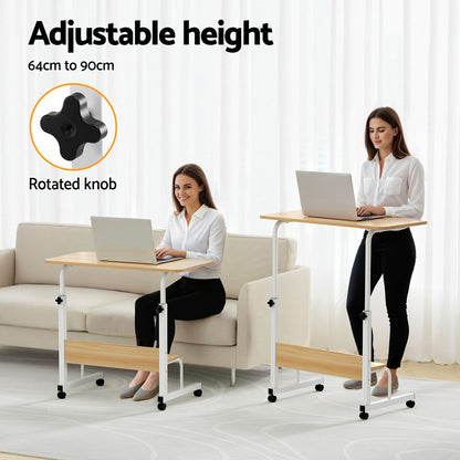 Artiss Laptop Desk Portable Sit Stand Desks Height Adjustable Workstation 80CM - Image 5