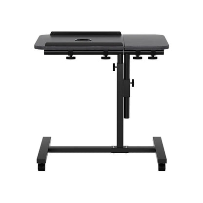 Artiss Laptop Desk Table Fan Cooling Black 60CM - Image 3