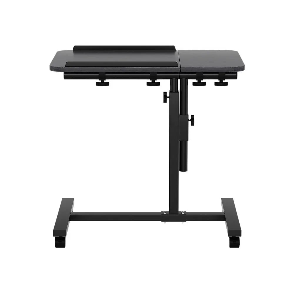 Artiss Laptop Desk Table Fan Cooling Black 60CM - Image 3