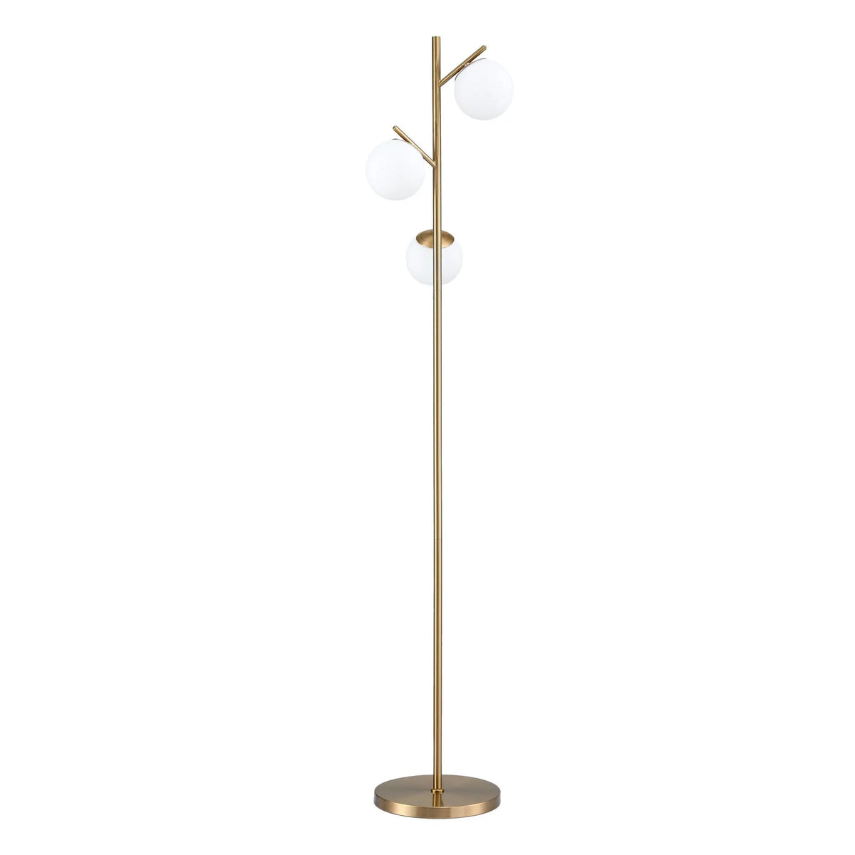 Artiss 3-Light Tree Floor Lamp 165cm Tall Standing Light with Sphere Glass Shades for Modern Homes - Image 4