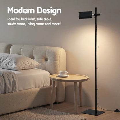 Artiss LED Floor Lamp, Modern Reading Lamp 360~ Rotating Adjustable Light Head,12W Standing Lamp for Living Room, Bedroom Office - Image 5