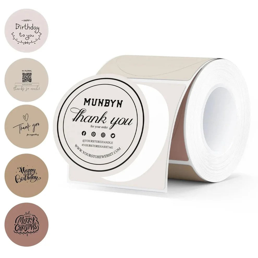 MUNBYN AUTUMN SEASONAL LABELS - Consumables
