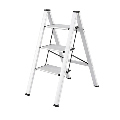 Giantz 3 Step Ladder Multi-Purpose Folding Aluminium Light Weight Platform - Image 2