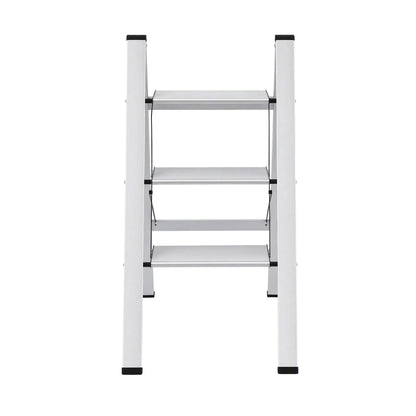 Giantz 3 Step Ladder Multi-Purpose Folding Aluminium Light Weight Platform - Image 4