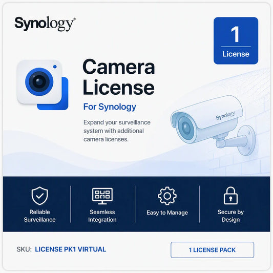 Synology Camera License For Synology (Individual License Email) - Network - License