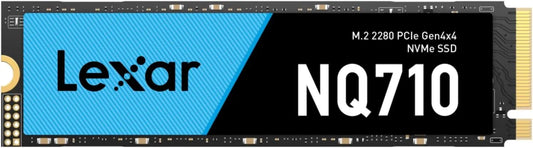 Lexar LNQ710X500G-RNNNG Internal SSD 500GB M.2 2280 PCIe Gen4x4, read up to 4400MB/s, write up to...